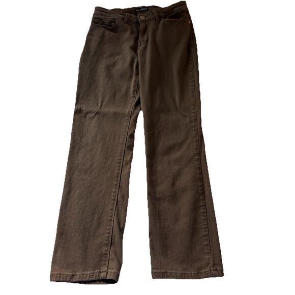 Lee Jeans Women’s Brown 8 Short Regular Fit Straight Leg Mid-Rise Jeans - Picture 3 of 13